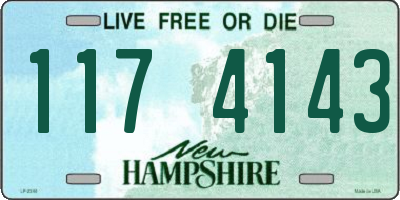 NH license plate 1174143
