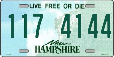 NH license plate 1174144