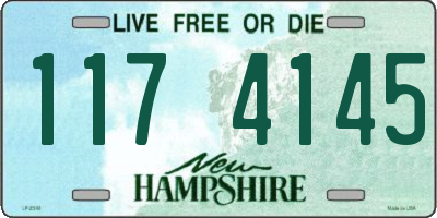 NH license plate 1174145