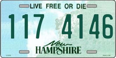NH license plate 1174146