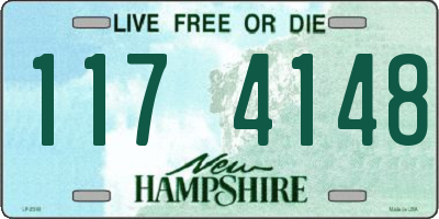 NH license plate 1174148