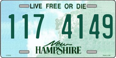 NH license plate 1174149