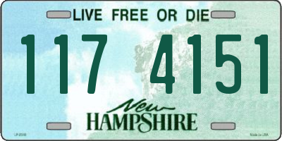 NH license plate 1174151