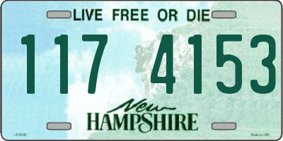 NH license plate 1174153