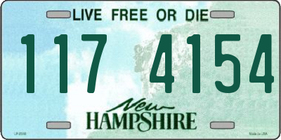NH license plate 1174154