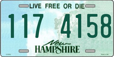 NH license plate 1174158