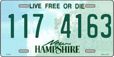 NH license plate 1174163