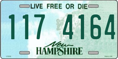 NH license plate 1174164