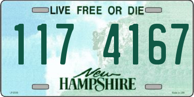 NH license plate 1174167