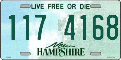 NH license plate 1174168