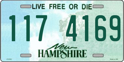 NH license plate 1174169