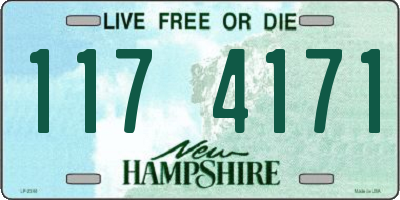 NH license plate 1174171
