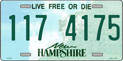 NH license plate 1174175