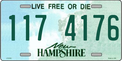 NH license plate 1174176