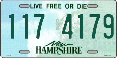 NH license plate 1174179