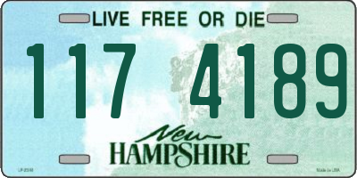 NH license plate 1174189