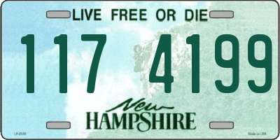 NH license plate 1174199
