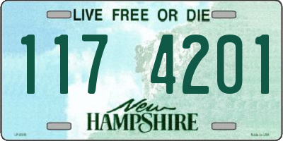 NH license plate 1174201