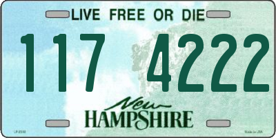 NH license plate 1174222