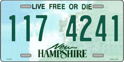 NH license plate 1174241