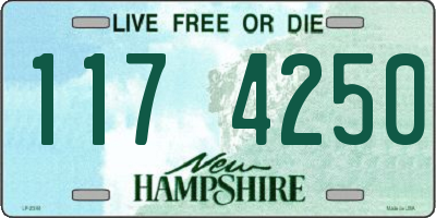 NH license plate 1174250