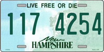 NH license plate 1174254