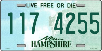 NH license plate 1174255