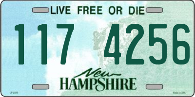 NH license plate 1174256