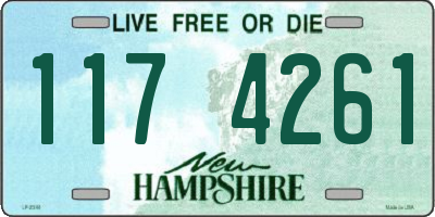 NH license plate 1174261
