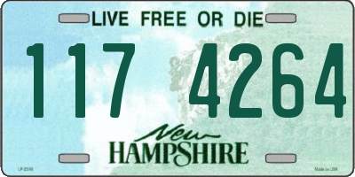 NH license plate 1174264