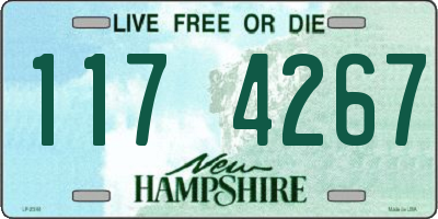 NH license plate 1174267