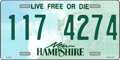 NH license plate 1174274