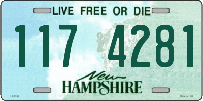 NH license plate 1174281