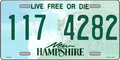 NH license plate 1174282