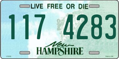 NH license plate 1174283
