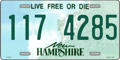 NH license plate 1174285