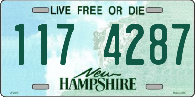 NH license plate 1174287