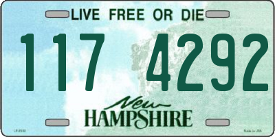 NH license plate 1174292