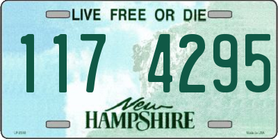NH license plate 1174295