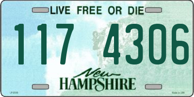 NH license plate 1174306