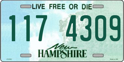 NH license plate 1174309