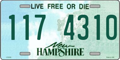 NH license plate 1174310