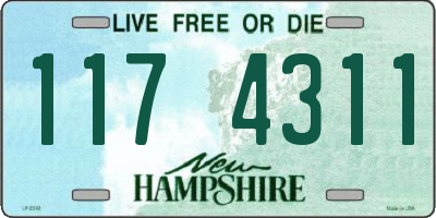 NH license plate 1174311