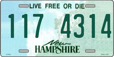 NH license plate 1174314