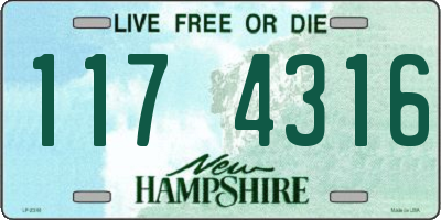 NH license plate 1174316