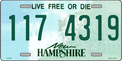 NH license plate 1174319