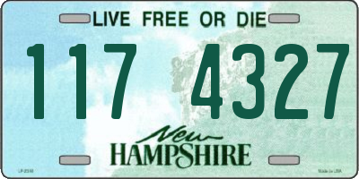 NH license plate 1174327
