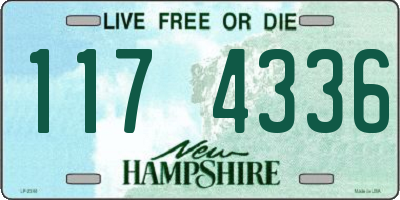 NH license plate 1174336