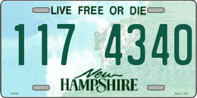 NH license plate 1174340