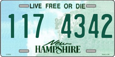 NH license plate 1174342
